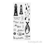 Artikelbild 1 des Artikels “Clear Stamps - Fische, Boote, Leuchtturm, 97 x 205 mm, 17 Motive “