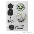 Artikelbild 1 des Artikels “CraftEmotions Clear Stamps - Couture Körper, DIN A6 “