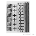 Artikelbild 1 des Artikels “CraftEmotions Clear Stamps - Kreuze und Fischgräten, DIN A6 “