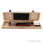 Artikelbild 1 des Artikels “da Vinci Aquarellpinsel Set 5 Pinsel im Holzkasten, Zubehör “