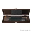 Artikelbild 1 des Artikels “da Vinci NOVA Pinselset, Holzbox mit 5 Öl- und Acrylpinseln “