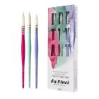 Artikelbild 1 des Artikels “da Vinci PRETTY ART Aquarellpinsel Set mit 3 Sonderfarben “