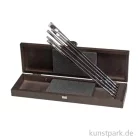 Artikelbild 1 des Artikels “da Vinci TOP-ACRYL Pinselset, Holzbox mit 5 Öl- und Acrylpinseln “
