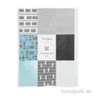 Artikelbild 1 des Artikels “Design-Papier Block - Blau-Grau-Weiß-Schwarz, 24 Blatt, 120 g “