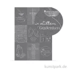 Artikelbild 1 des Artikels “Designkarton Kondolenz - In stillen Gedenken, DIN A4, 200 g “
