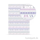 Artikelbild 1 des Artikels “Designkarton Meine Taufe - Mädchen Streifen, DIN A4, 200 g “