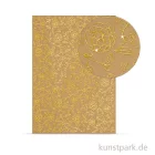 Artikelbild 1 des Artikels “Designkarton Selection - Blumen gold, DIN A4, 250 g “