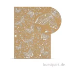 Artikelbild 1 des Artikels “Designkarton Selection - Schmetterlinge silber, DIN A4, 250 g “