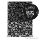 Artikelbild 1 des Artikels “Designkarton Skull - Silber, DIN A4, 200g “