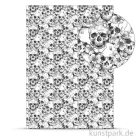 Artikelbild 1 des Artikels “Designkarton Skull - Weiß, DIN A4, 200g “
