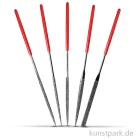 Artikelbild 1 des Artikels “Diamantsteinfeilen 5er-Set, gerade mit Plastikgriff, Profiqualität “
