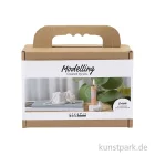 Artikelbild 1 des Artikels “DIY Bastelset - Kerzenhalter + Dose mit Muscheln Modellieren, Weiß “