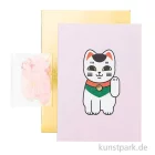 Artikelbild 1 des Artikels “DIY Card - Jardin Japonais, Winkekatze “