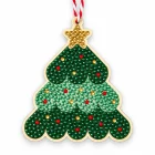 Artikelbild 1 des Artikels “DIY-Set - Diamond Painting, Anhänger Weihnachtsbaum, 8,5 x 10 x 0,2 cm “