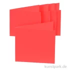 Artikelbild 1 des Artikels “Doppelkarten quadratisch - Rot, 13,5cm, 5 Karten + Kuverts + Einlagen “