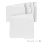 Artikelbild 1 des Artikels “Doppelkarten quadratisch - Weiß, 13,5cm, 5 Karten + Kuverts + Einlagen “