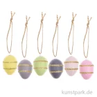 Artikelbild 1 des Artikels “Eier Deko Hänger - Goldstreifen, 6 Stück “