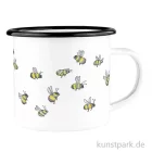 Artikelbild 1 des Artikels “Emailletasse - Bienenschwarm, 300 ml “