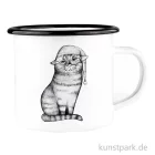 Artikelbild 1 des Artikels “Emailletasse - Gute Nacht Katze, 300 ml “