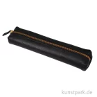 Artikelbild 1 des Artikels “Etui im Retrostyle aus Leder - Schwarz, Klein, Rund “