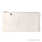 Artikelbild 1 des Artikels “Etui im Retrostyle aus Leder - Weiß, Flach “