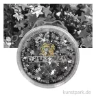Artikelbild 1 des Artikels “Eulenspiegel Holographischer Glitzer 6 g Dose | Silber-Sterne“