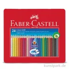 Artikelbild 1 des Artikels “Faber-Castell COLOUR GRIP, 24 Buntstifte im Metalletui “