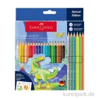 Artikelbild 1 des Artikels “Faber-Castell COLOUR GRIP Buntstifte, 18+6 Kartonetui, Dino “