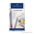 Artikelbild 1 des Artikels “Faber-Castell GOLDFABER Aqua, 12 Aquarellstifte im Metalletui “