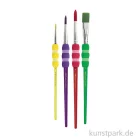 Artikelbild 1 des Artikels “Faber-Castell Pinsel Soft-Touch, Synthetik, 4er Set, Bunt “