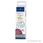 Artikelbild 1 des Artikels “Faber-Castell PITT Artist Pen Handlettering 4er Set - Metallic “