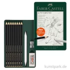 Artikelbild 1 des Artikels “Faber-Castell PITT Graphite Matt - 11er Set mit Zubehör im Metalletui “