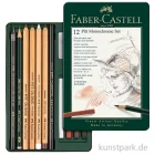 Artikelbild 1 des Artikels “Faber-Castell PITT Monochrome Set klein - 12teilig “