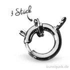 Artikelbild 1 des Artikels “Federringe mit Spaltring, 9 mm, 3 Stück Platin“