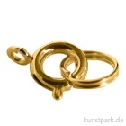 Artikelbild 1 des Artikels “Federringe mit Spaltring, 7 mm, 4 Stück Gold“