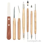 Artikelbild 1 des Artikels “Feinwerkzeug Set Nr. 2, 7 teilig mit Holzgriffen “