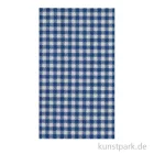 Artikelbild 1 des Artikels “Filz mit Karomuster, Gingham, 30 x 40 cm, 1 mm Blau, Weißgrau“