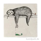 Artikelbild 1 des Artikels “Fliesenuntersetzer - Faultier, 10 x 10 cm “