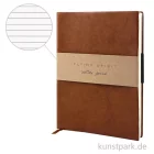 Artikelbild 1 des Artikels “Clairefontaine - Flying Spirit Journal aus Echtleder - Cognac Liniert“