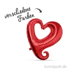 Artikelbild 1 des Artikels “Folienballon Herz-Silhouette, 91 cm “
