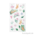 Artikelbild 1 des Artikels “Foliensticker - La Vie en Rose, Blumen + Hasen, 4 Bögen “