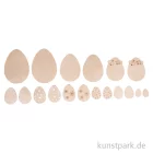 Artikelbild 1 des Artikels “Furnierholz Ostereier, Natur, 2-8 cm, Stärke 1 mm, 18 Stück “
