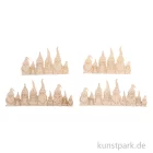 Artikelbild 1 des Artikels “Furnierholzleiste Wichtelfamilie, 9,2 x 5,4 + 13,2 x 5,4 cm, 4 Stück “