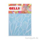 Artikelbild 1 des Artikels “Gelli Arts - Stencil, Tulip, 12,7 x 17,8 cm “
