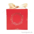 Artikelbild 1 des Artikels “Geschenkpapier - Rot mit goldenen Kränzen, 200 x 70 cm “