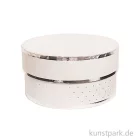 Artikelbild 1 des Artikels “Geschenkschachtel Rund - Weiß & Silber 15 x 8 cm“