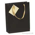 Artikelbild 1 des Artikels “Geschenktasche Premium Schwarz mit Anhänger, 17 x 6 x 22 cm “