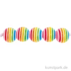 Artikelbild 1 des Artikels “Gestreifte Perlen, Regenbogen Weiß, 8 mm Durchmesser, 48 Stück “