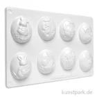 Artikelbild 1 des Artikels “Gießform - 3D Ostereier, 8 Motive “
