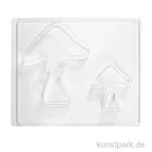 Artikelbild 1 des Artikels “Gießform - Pilze, 14,5 x 12 x 2 cm + 8,5 x 7 x 2 cm “